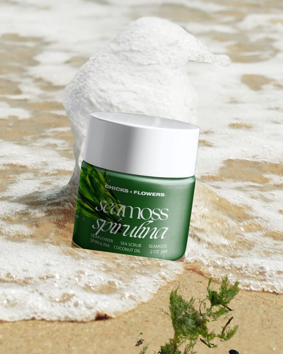 Sea Scrub: Seamoss + Spirulina