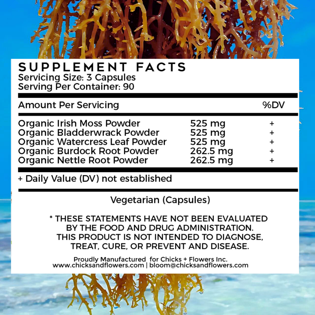 CELL SEAMOSS MINERAL CAPSULES