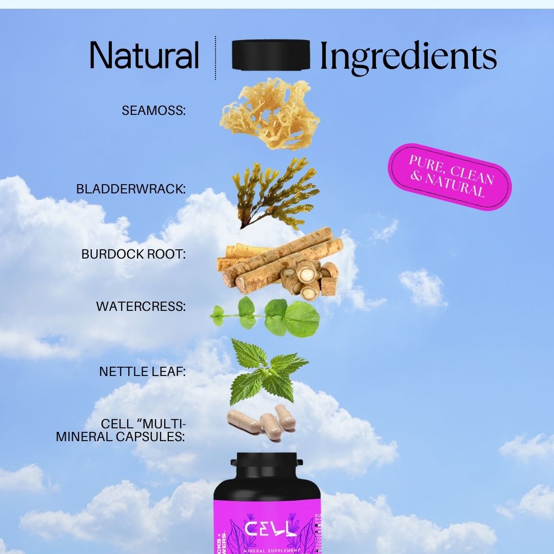 CELL SEAMOSS MINERAL CAPSULES