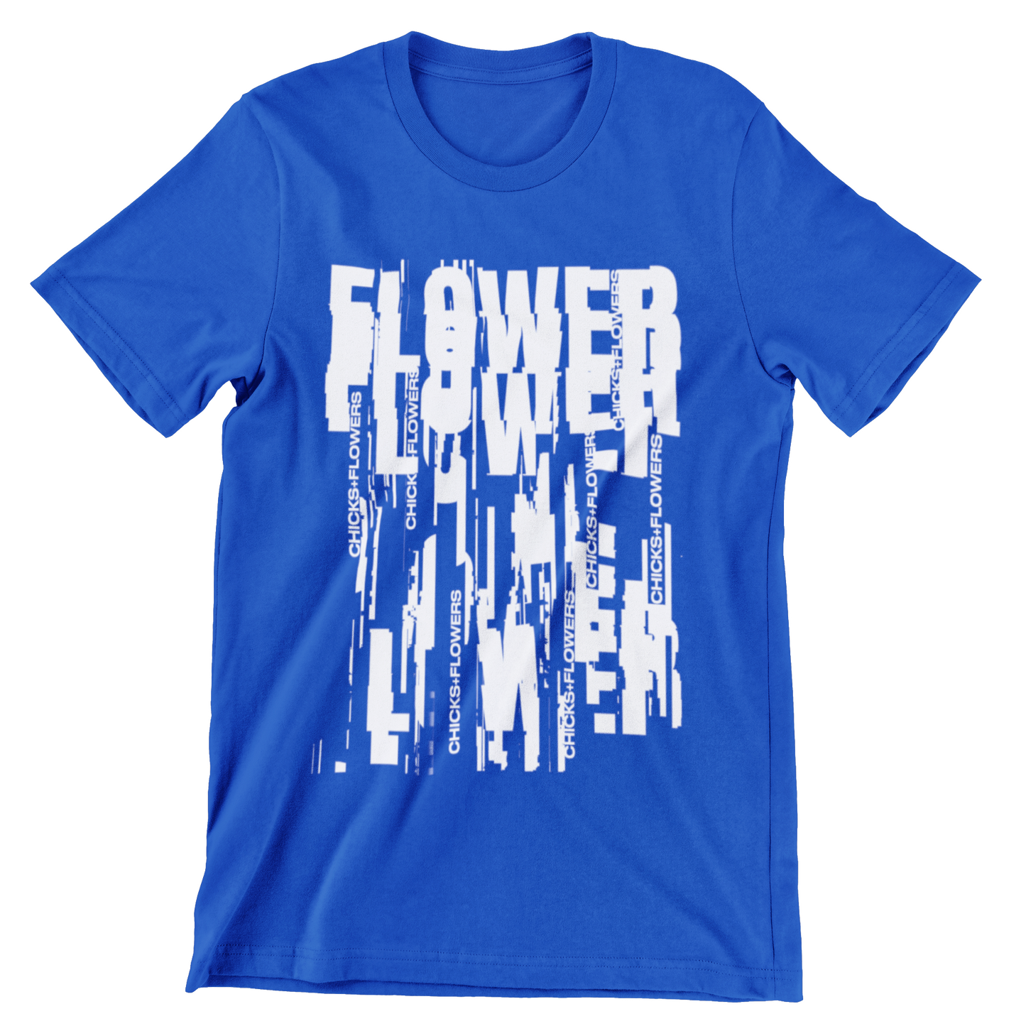 DISTORTED FLOWER T-SHIRT