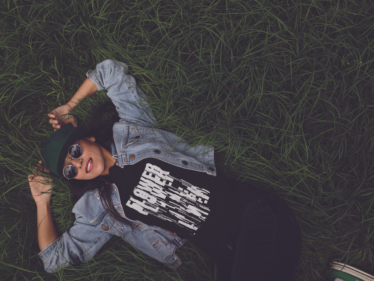 DISTORTED FLOWER T-SHIRT