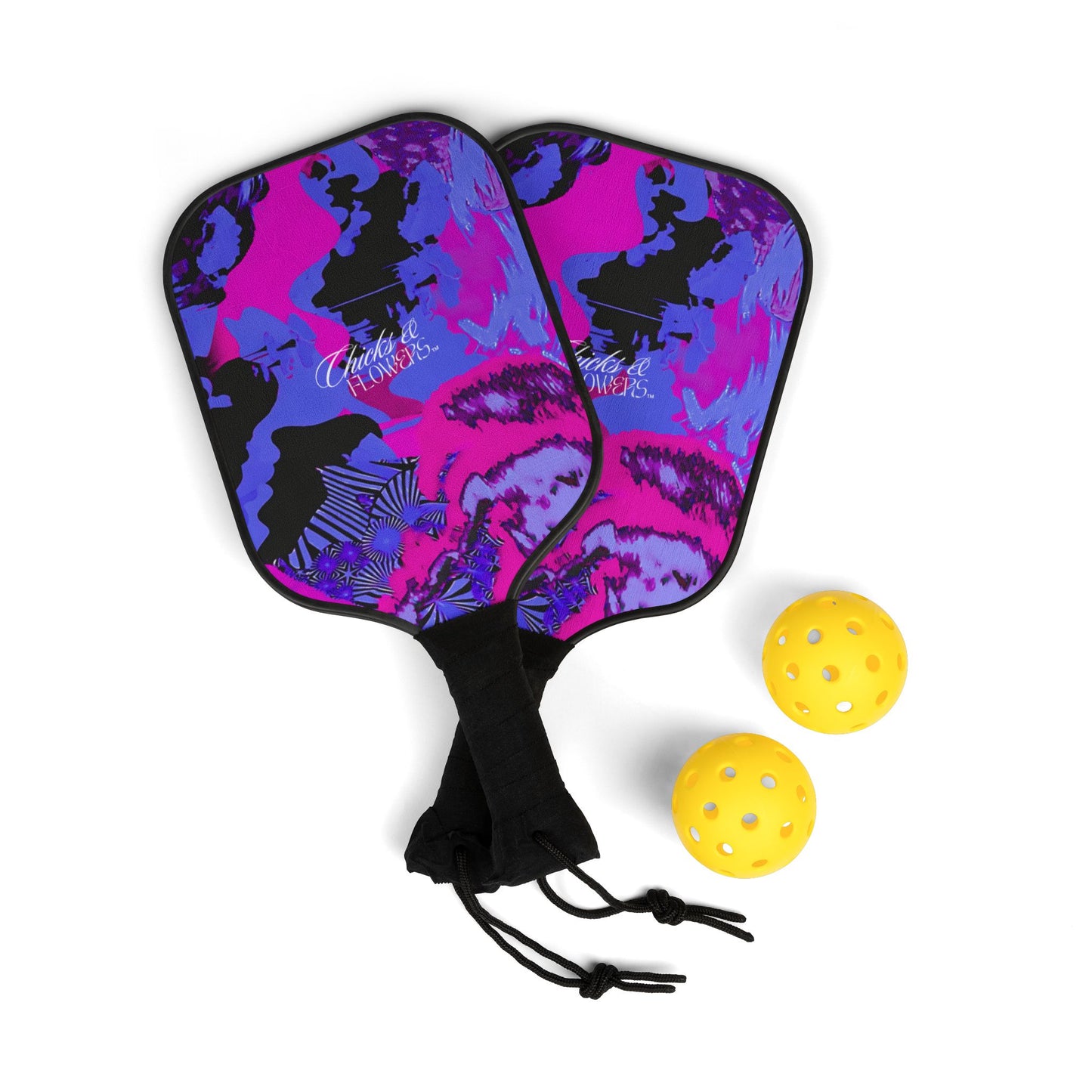 Chicks & Flowers Pickleball Kit