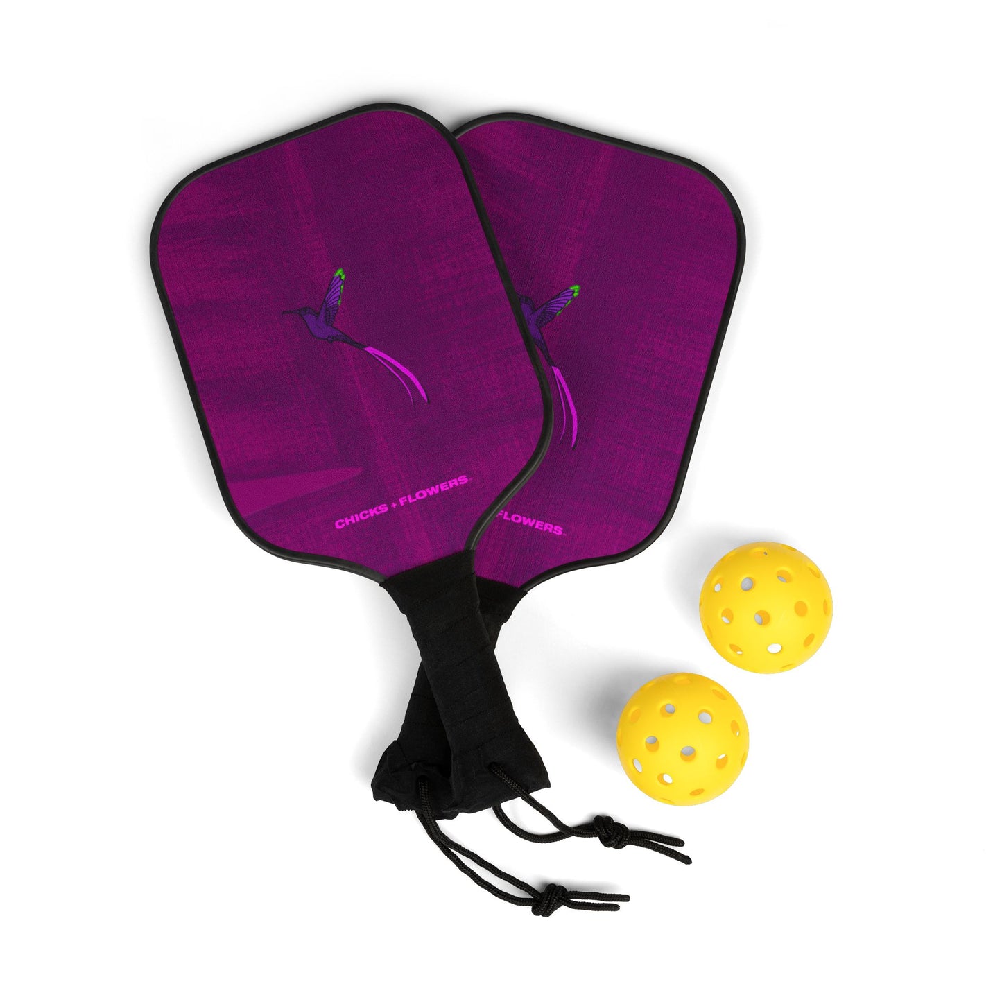 Chicks & Flowers Pickleball Kit