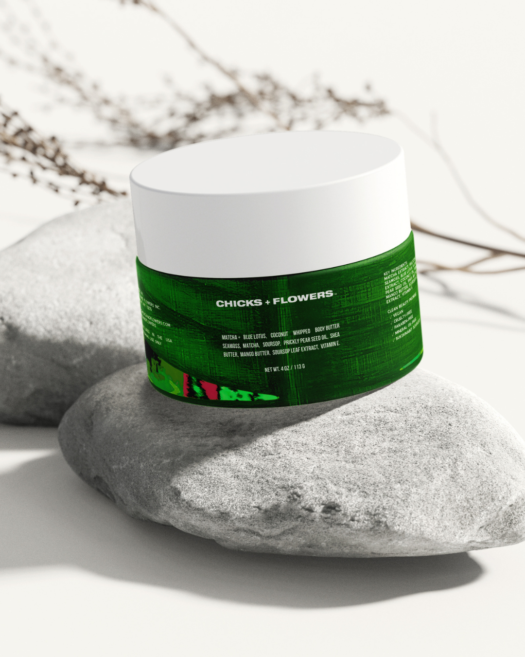 MATCHA + BLUE LOTUS COCONUT WHIPPED BODY BUTTER