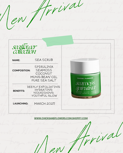 Sea Scrub: Seamoss + Spirulina